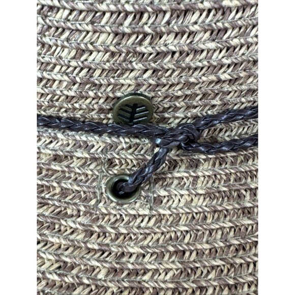 Coolibar Women's S/M Floppy Woven Sun Hat Tan EUC - Picture 5 of 13